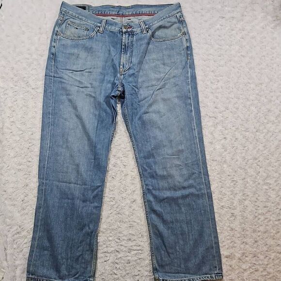 Tommy Jeans Madison Straight Fit 38 x 30 Light Wash - Picture 1 of 12